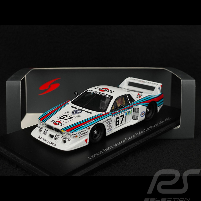 Lancia Beta Montecarlo Turbo n° 67 24h Le Mans 1981 1/43 Spark S1385