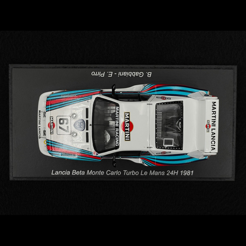 Lancia Beta Montecarlo Turbo n° 67 24h Le Mans 1981 1/43 Spark S1385