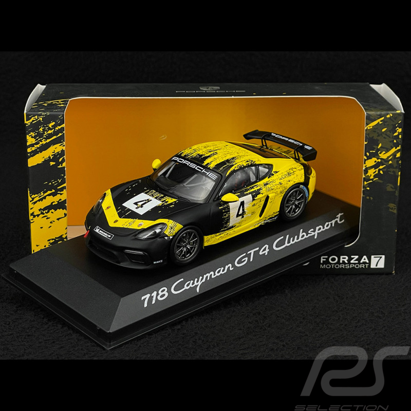 Porsche 718 Cayman GT4 Clubsport 2019 n° 4 Forza Motorsport 7 1/43 Minichamps WAP0204150K