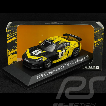 Porsche 718 Cayman GT4 Clubsport 2019 n° 4 Forza Motorsport 7 1/43 Minichamps WAP0204150K