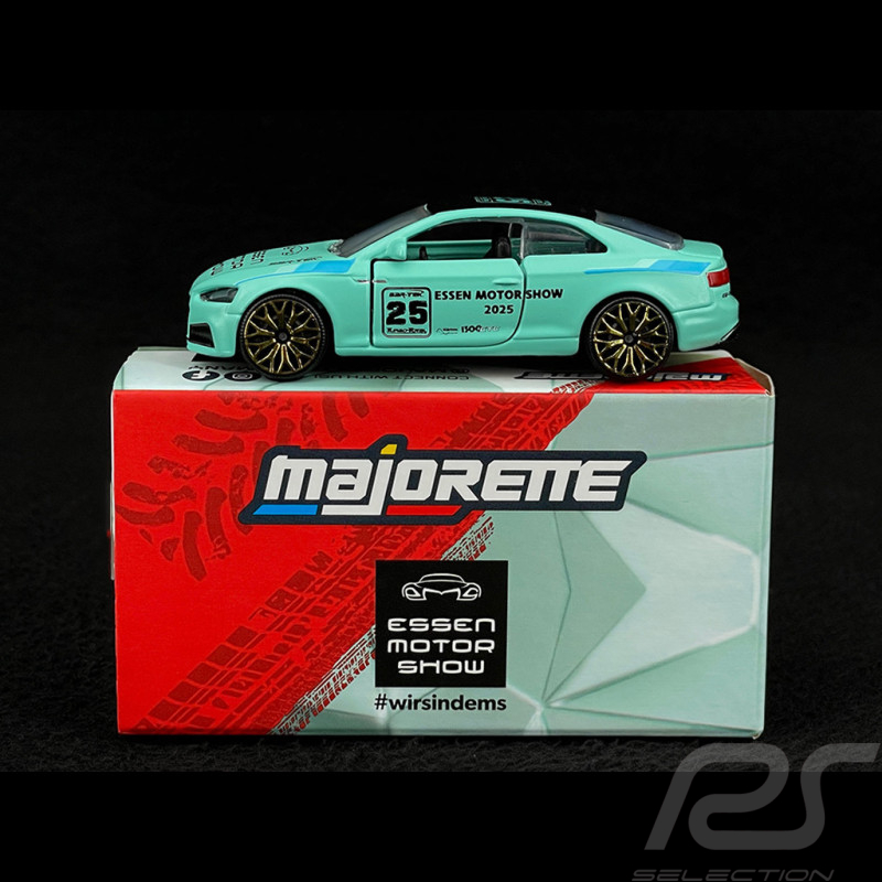 Audi S5 "TIME TO SHINE Essen Motorshow 2025" Mintgrün 1/64 Majorette 8502009500EMS
