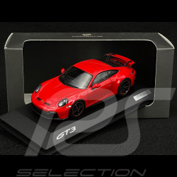 Porsche 911 GT3 type 992 2021 rouge Indien 1/43 Minichamps WAP0201510M006