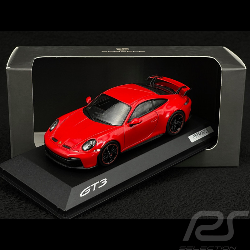 Porsche 911 GT3 type 992 2021 rouge Indien 1/43 Minichamps WAP0201510M006