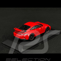 Porsche 911 GT3 type 992 2021 rouge Indien 1/43 Minichamps WAP0201510M006