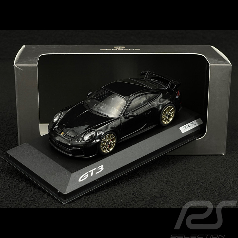 Porsche 911 GT3 type 992 2021 noir intense métallisé 1/43 Minichamps WAP0201520M007