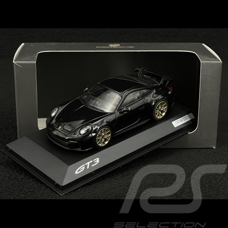 Porsche 911 GT3 type 992 2021 noir intense métallisé 1/43 Minichamps WAP0201520M007