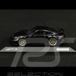 Porsche 911 GT3 type 992 2021 noir intense métallisé 1/43 Minichamps WAP0201520M007
