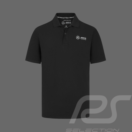Mercedes Poloshirt Low Cost AMG Petronas F1 Team Hamilton / Russell / Antonelli Black 701227036-001 - men