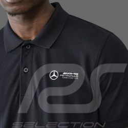 Polo Mercedes Pas Cher AMG Petronas F1 Team Hamilton / Russell / Antonelli Noir 701227036-001 - homme