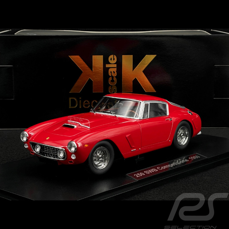 Ferrari 250 GT SWB Competizione Plain Body Version 1961 Red 1/18 KK Scale KKDC180861