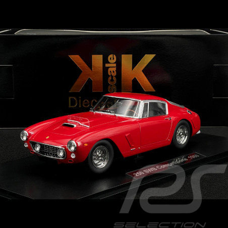 Ferrari 250 GT SWB Competizione Plain Body Version 1961 Red 1/18 KK Scale KKDC180861