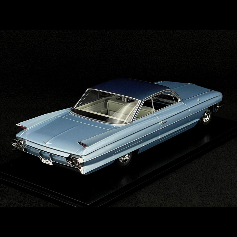 Cadillac DeVille Series 62 Coupe 1961 Light Metallic Blue 1/18 KK