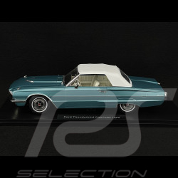 Duo Ford Thunderbird Convertible 1966 Bleu Clair Métallisé + Figurines Thelma et Louise 1/18 KK Scale