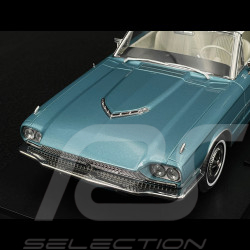 Duo Ford Thunderbird Convertible 1966 Bleu Clair Métallisé + Figurines Thelma et Louise 1/18 KK Scale