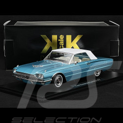 Duo Ford Thunderbird Convertible 1966 Bleu Clair Métallisé + Figurines Thelma et Louise 1/18 KK Scale