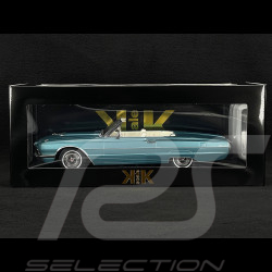 Duo Ford Thunderbird Convertible 1966 Light Metallic Blue + Thelma and Louise Figures 1/18 KK Scale