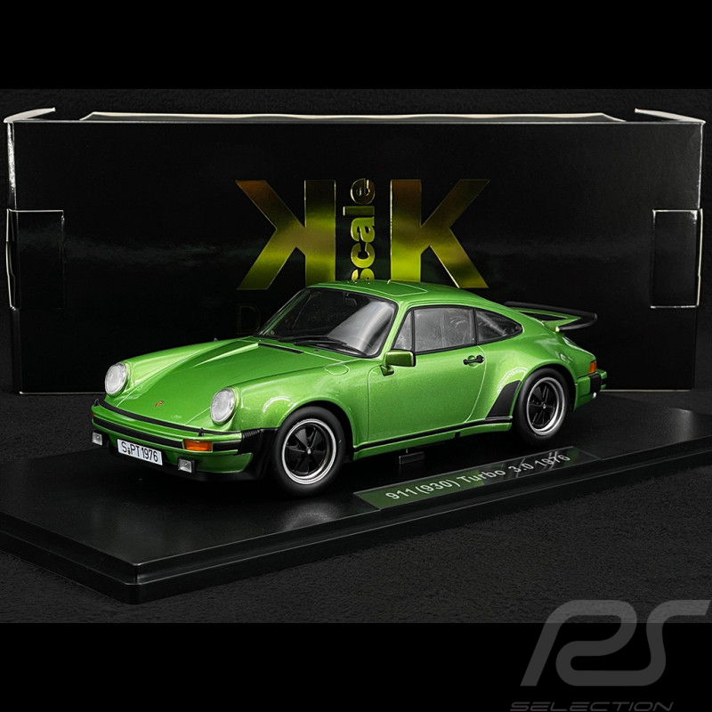 Porsche 911 Turbo 3.0 Type 930 1976 Metallicgrün 1/18 KK Scale KKDC180573