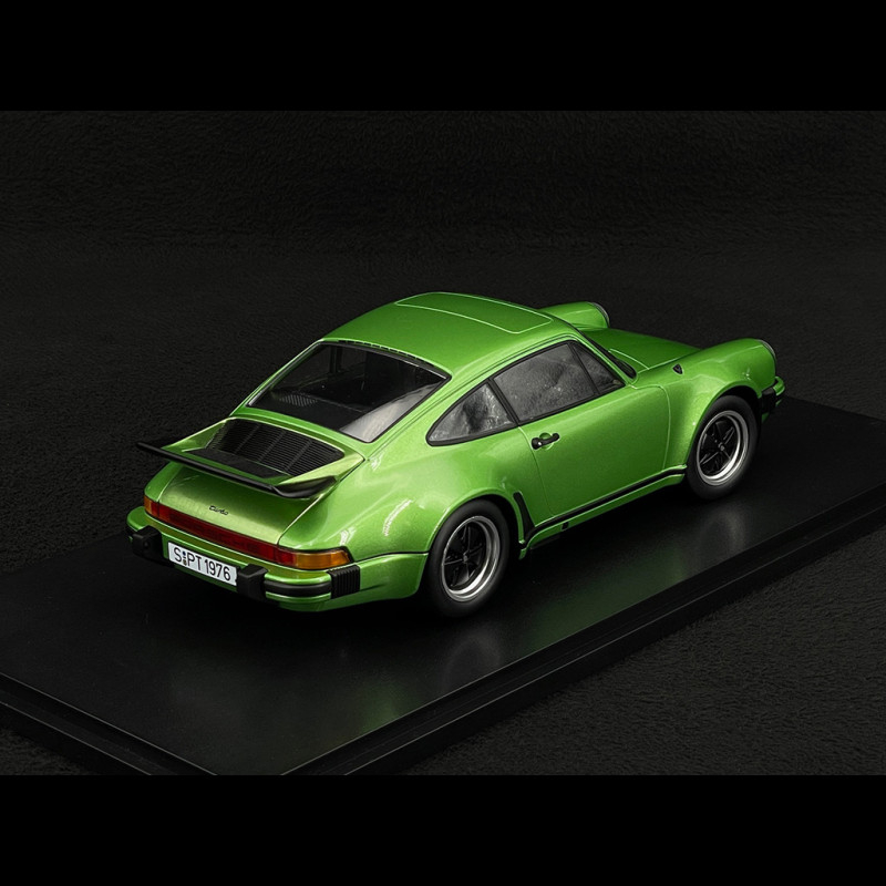 Porsche 911 Turbo 3.0 Type 930 1976 Metallic Green 1/18 KK Scale