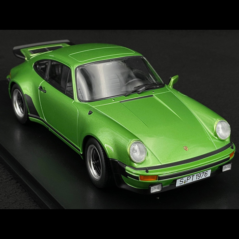Porsche 911 Turbo 3.0 Type 930 1976 Metallic Green 1/18 KK Scale