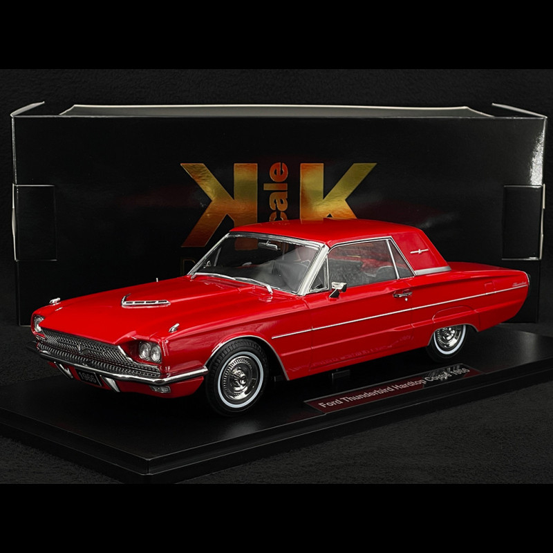 Ford Thunderbird Hardtop Coupe 1966 Red 1/18 KK Scale KKDC181343