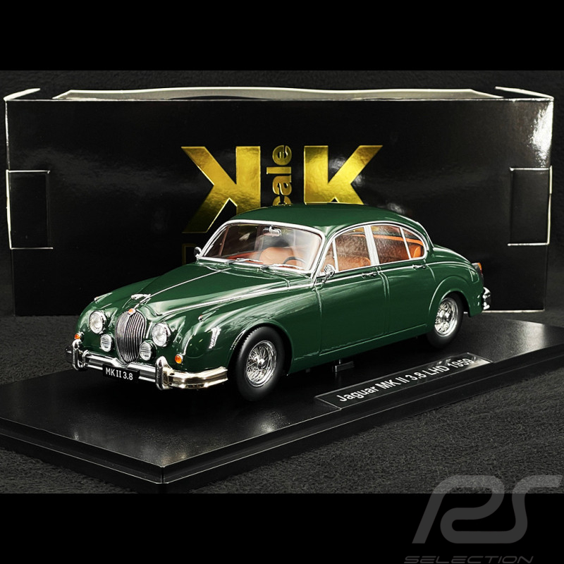Jaguar MK II 3.8 LHD 1959 Dark Green 1/18 KK Scale KKDC181013