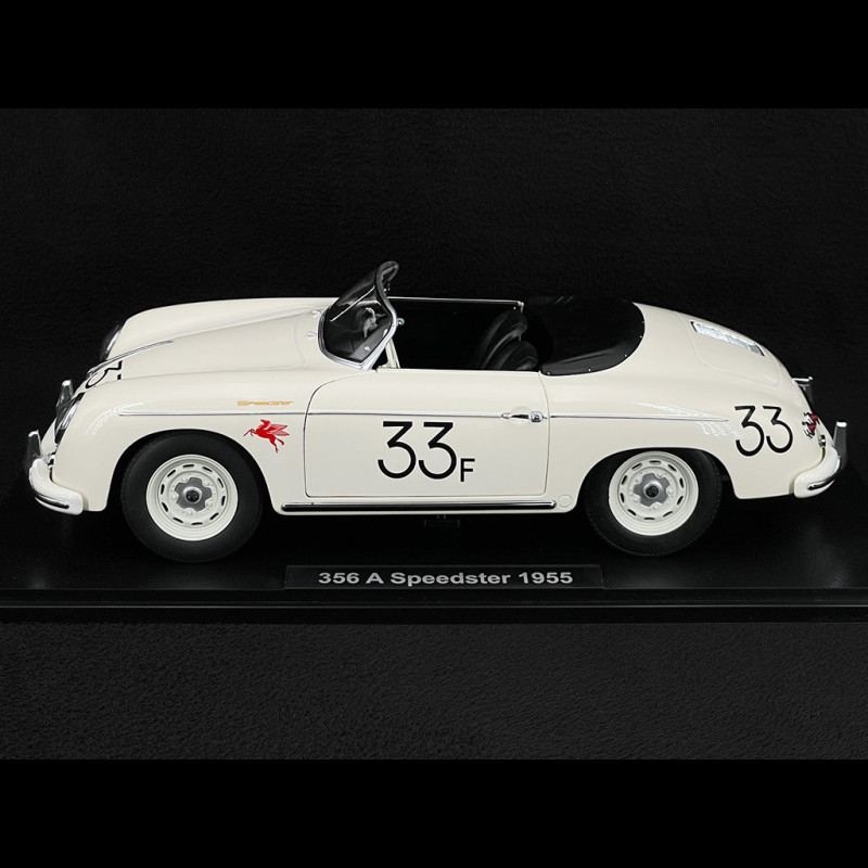 Porsche 356 A Speedster n° 33 James Dean 1955 White 1/12 KK Scale
