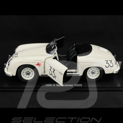 Porsche 356 A Speedster n° 33 James Dean 1955 Blanc 1/12 KK Scale KKDC120096