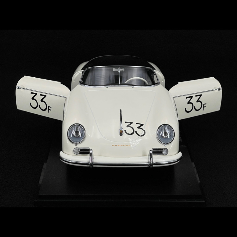 Porsche 356 A Speedster n° 33 James Dean 1955 White 1/12 KK Scale
