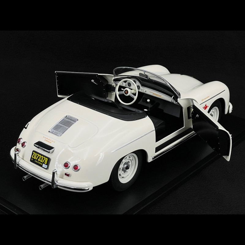 Porsche 356 A Speedster n° 33 James Dean 1955 White 1/12 KK Scale