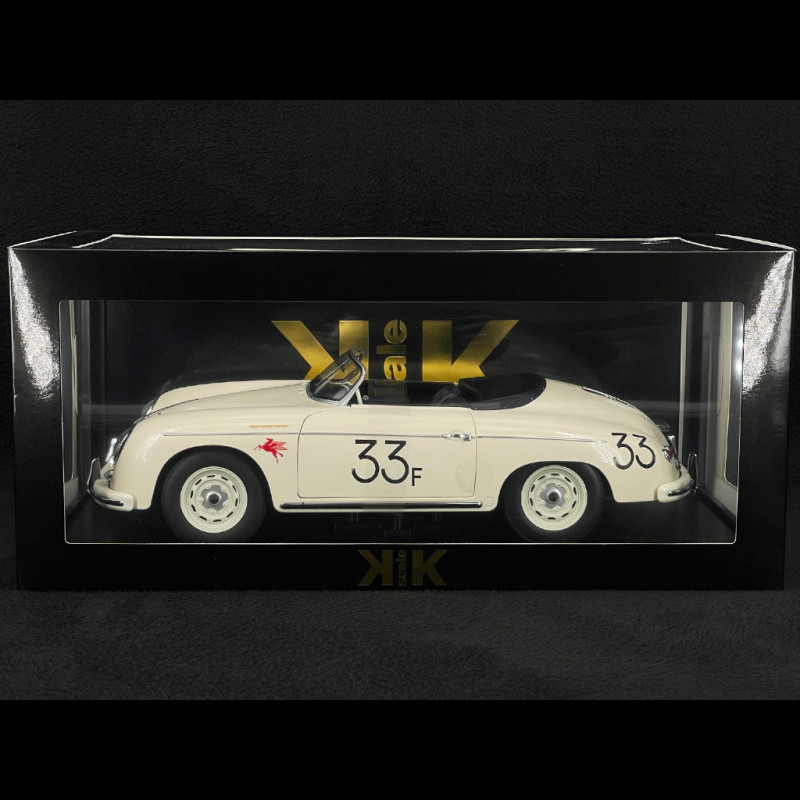Porsche 356 A Speedster n° 33 James Dean 1955 White 1/12 KK Scale