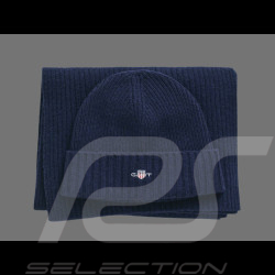 Coffret Gant Echarpe + Bonnet Bleu Marine 9990015-410