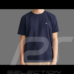 T-Shirt Gant Shield Bleu Nuit - Homme 2003184-433