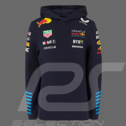 Sweat Red Bull à capuche F1 Racing Team Verstappen Perez Toile Bleu marine TJ5291-190 - enfant