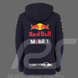 Sweat Red Bull à capuche F1 Racing Team Verstappen Perez Toile Bleu marine TJ5291-190 - enfant