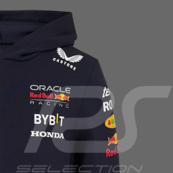 Red Bull hoodie F1 Racing Team Verstappen Perez Canvas Navy blue TJ5291-190 - children