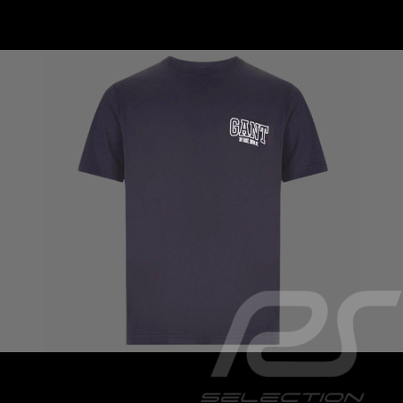 T-shirt Gant Coton Bleu nuit 2003227-433 - Homme