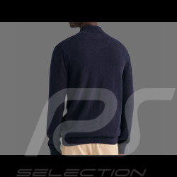 Veste Gant Cardigan zippé Bleu nuit 8040524-433 - homme