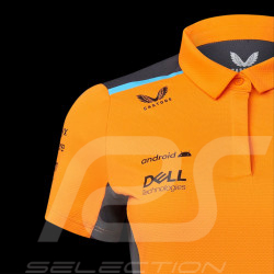 McLaren F1 Team Poloshirt Norris Piastri Papaya Orange / Phantom TF2610 - Damen