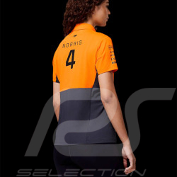 McLaren F1 Team Poloshirt Lando Norris n° 4 Papaya Orange / Phantom TF5318 - Damen