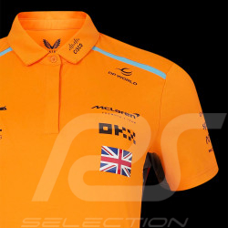 Polo McLaren F1 Team Lando Norris n° 4 Orange Papaye / Phantom TF5318 - Femme
