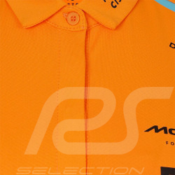 McLaren F1 Team Polo Shirt Lando Norris n° 4 Papaya Orange / Phantom TF5318 - Women's