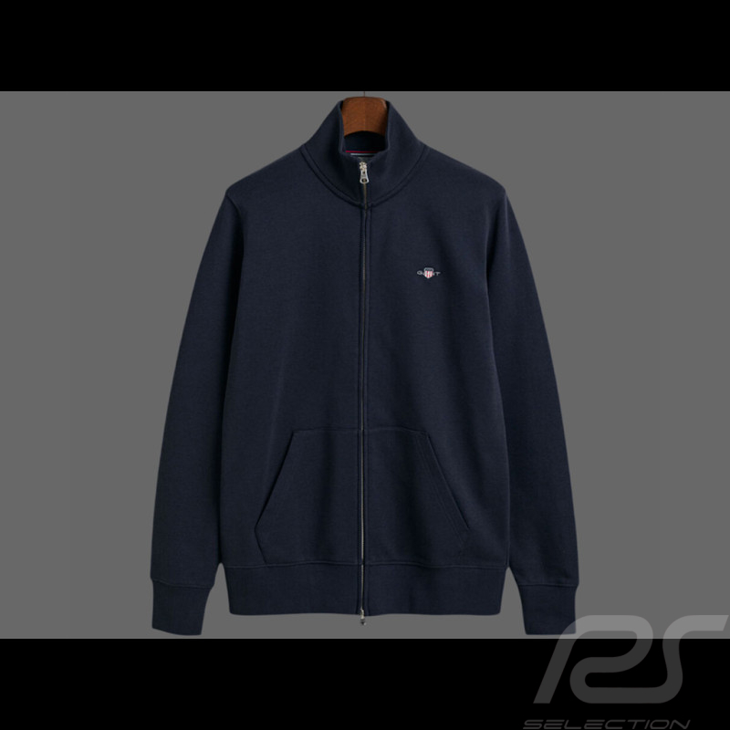 Gant Jacket Zipped Sweat Evening blue 2008006-433 - men