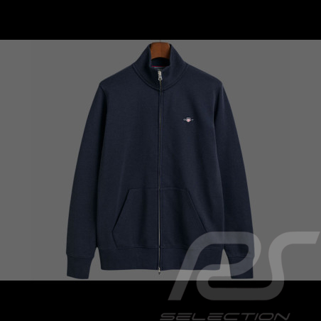 Gant Jacket Zipped Sweat Evening blue 2008006-433 - men