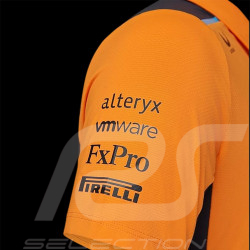 McLaren F1 Team Poloshirt Norris Piastri Papaya Orange / Phantom TJ2610 - Kinder