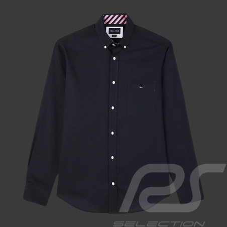 Chemise Eden Park avec broderie au dos Bleu Marine H23CHECL0001 - homme