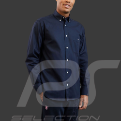 Eden Park Shirt with embroidery on the back Navy Blue H23CHECL0013 - men