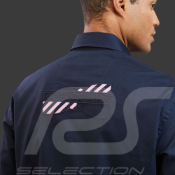 Chemise Eden Park avec broderie au dos Bleu Marine H23CHECL0001 - homme