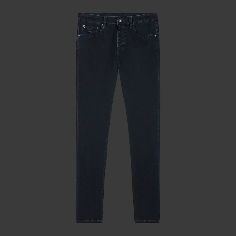 Pantalon Eden Park Marron Foncé - Taille 40 - Denim Stretch Coton/élastanne - Occasion Très Bon état