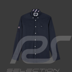 Eden Park Hemd XV de France Marineblau H23CHECL0013 - Herren