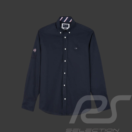 Eden Park Hemd XV de France Marineblau H23CHECL0013 - Herren